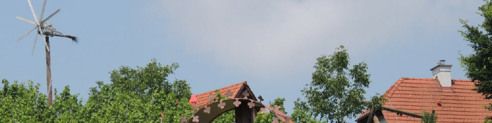 The typical South Styrian windmill "Klapotetz", Austria